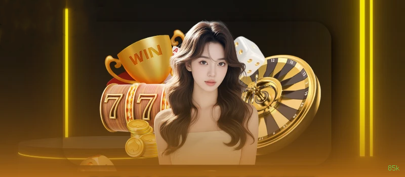 Imagem promocional do login da 85k